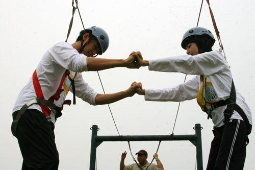 绝唱预热 拓展训练中的配对组合如何共度生命之旅