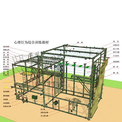 挑战极限，凝聚团队 龙之野高空拓展训练器材与项目全解析